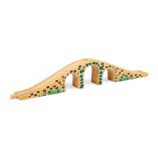 Three Arch Bridge - Wooden Train Toy Accessory - Toby Tiger