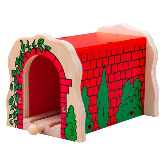 Red Brick Tunnel - Toy Train Accessory - Toby Tiger