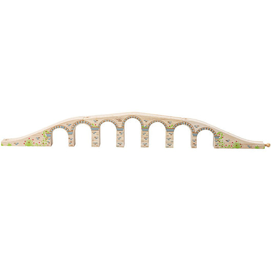 Railway Viaduct - Wooden Train Accessory - Toby Tiger