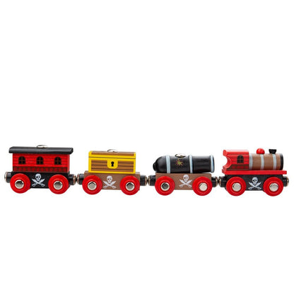 Pirate Train - Wooden Toy - Toby Tiger