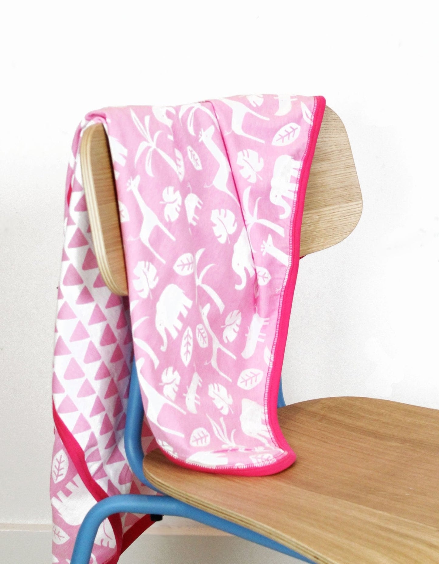 Organic Pink Jungle Blanket - Toby Tiger UK Retail