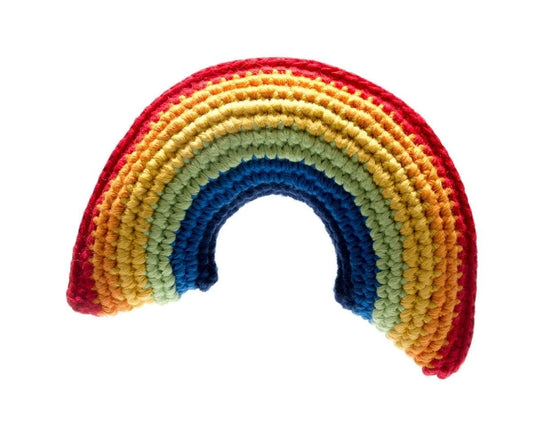 Crochet Cotton Rainbow Baby Toy - Toby Tiger UK Retail