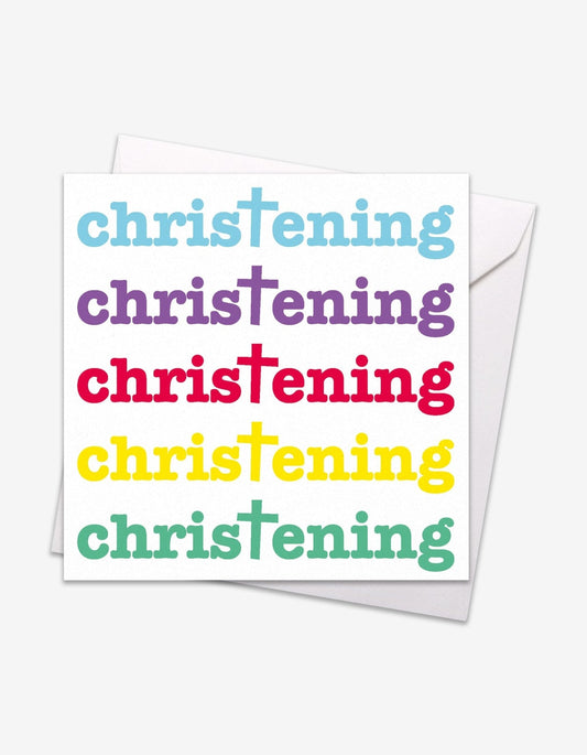 Christening Card - Toby Tiger UK Retail