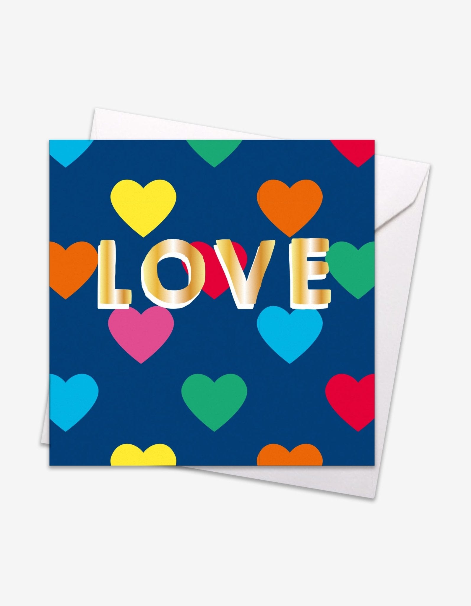 Love Gold Foil Cards - Toby Tiger UK Retail