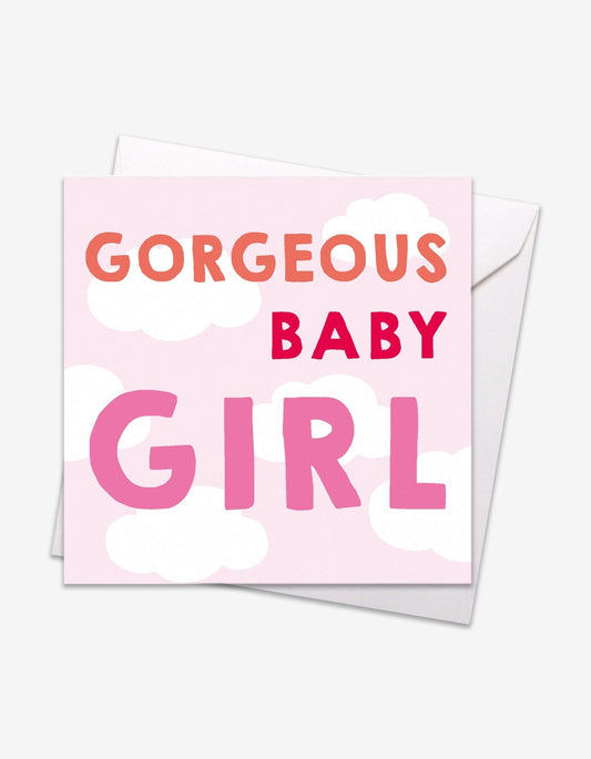 Gorgeous Baby Girl Card - Toby Tiger UK Retail