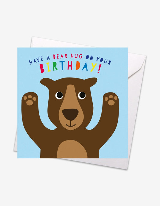 Bear Hug Birthday Card - Toby Tiger UK Retail