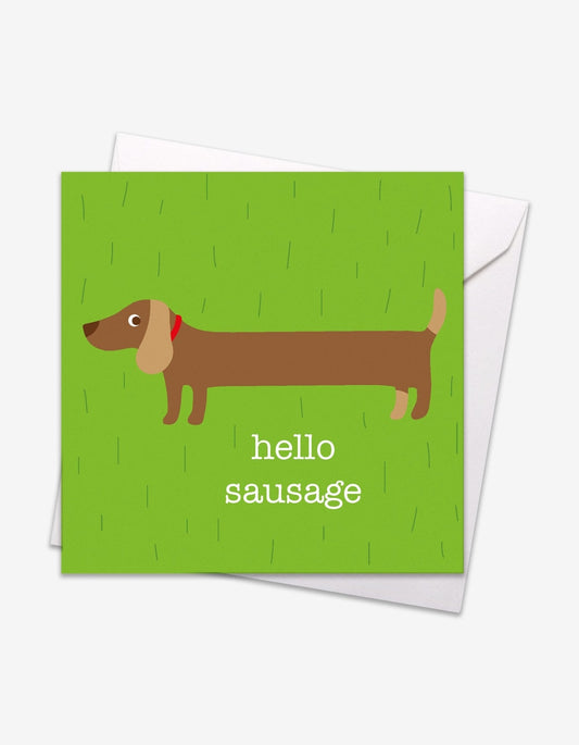 Hello Sausage Card - Toby Tiger UK Retail