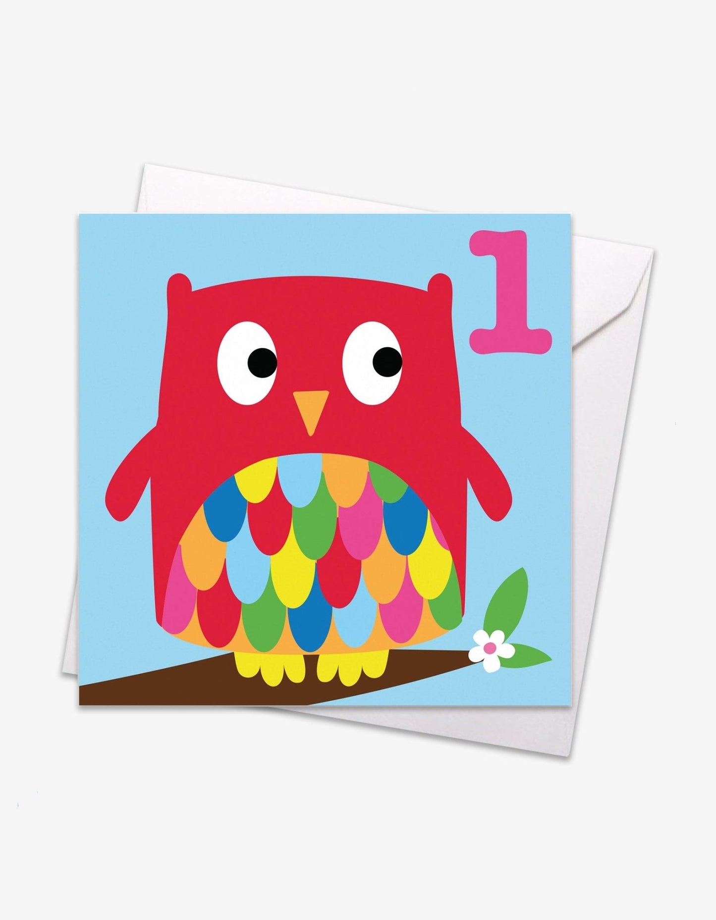 Age 1 Owl Birthday Card - Toby Tiger UK Retail