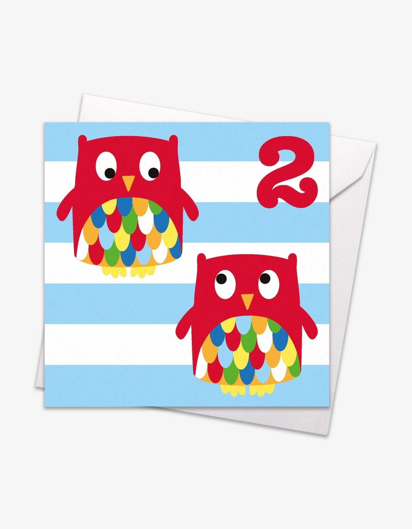 Age 2 Owl Birthday Card - Toby Tiger UK Retail