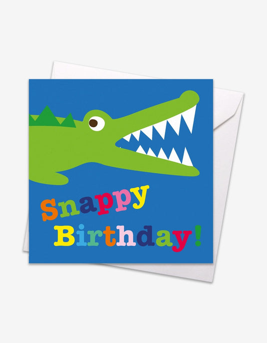 Snappy Croc Birthday Card - Toby Tiger UK Retail