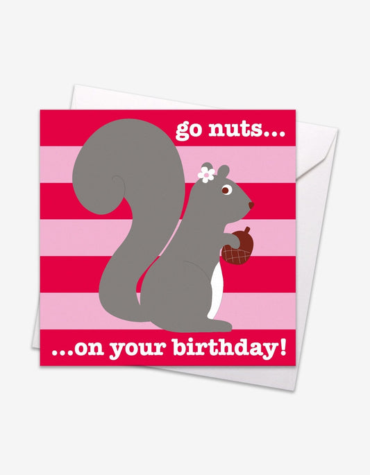 Squirrel Birthday Card - Toby Tiger UK Retail