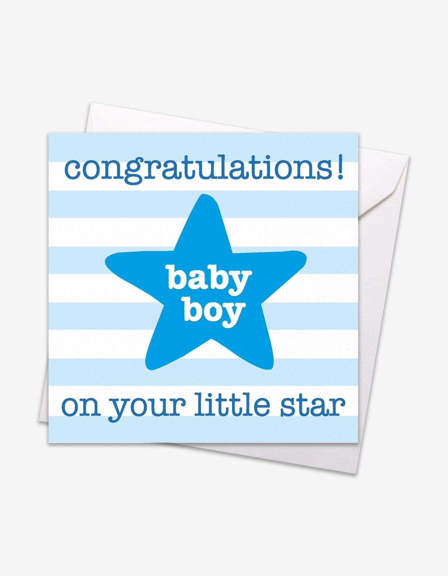 Blue Star Baby Card - Toby Tiger UK Retail