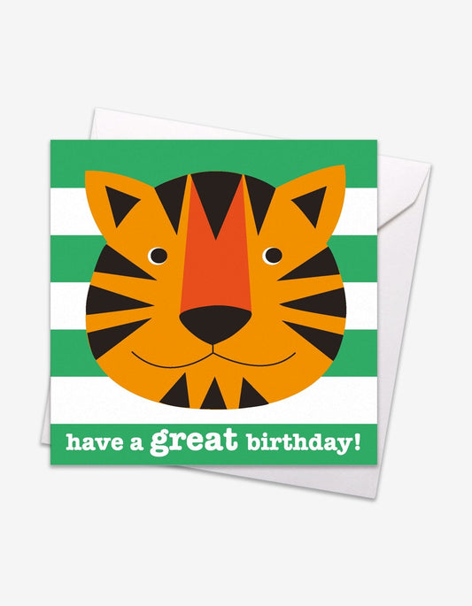 Tiger Birthday Card - Toby Tiger UK Retail