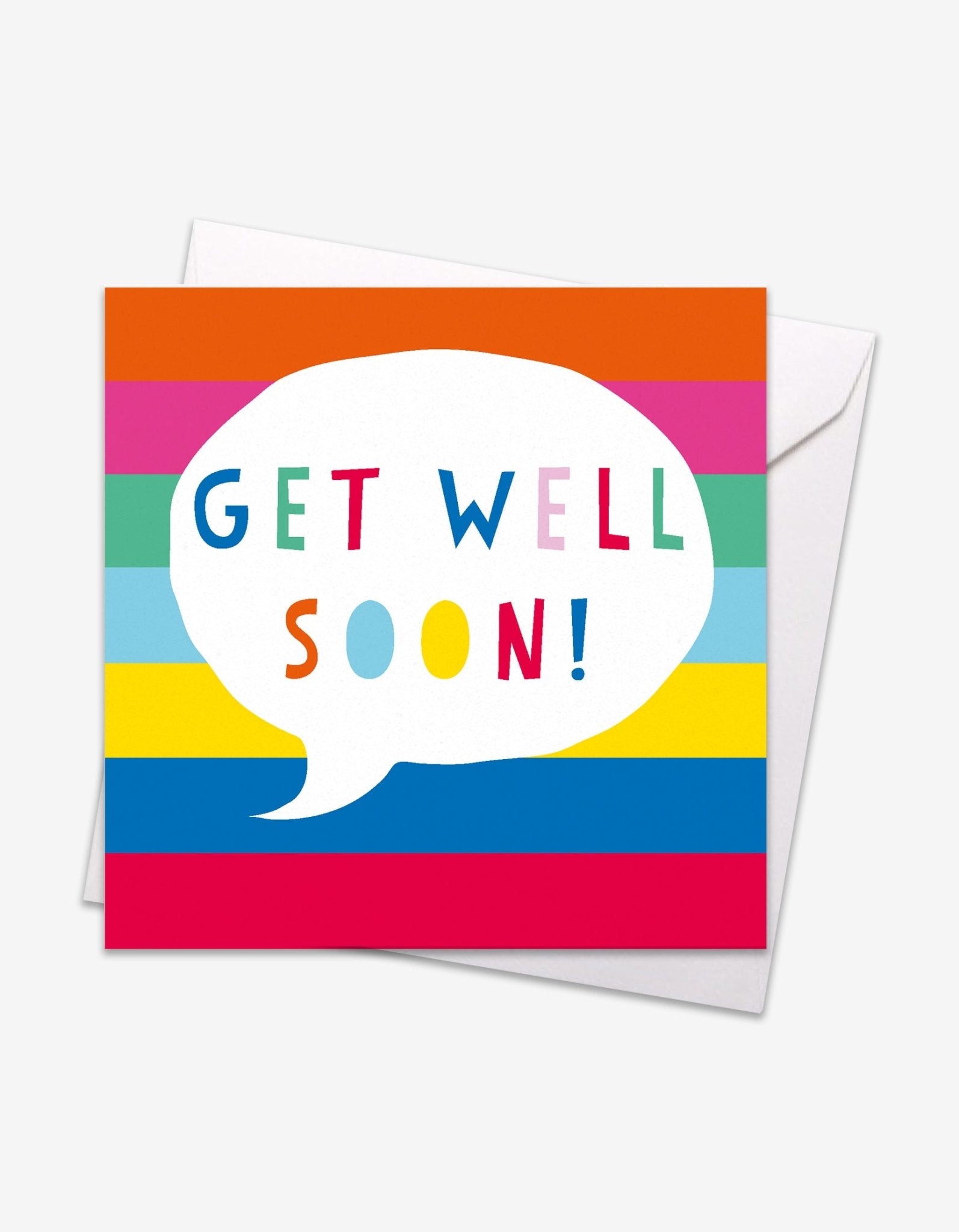 Get Well Soon Speech Bubble Card - Toby Tiger UK Retail