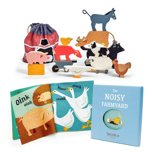 Farmyard Stacker & Farmyard Book Bundle - Toby Tiger UK Retail