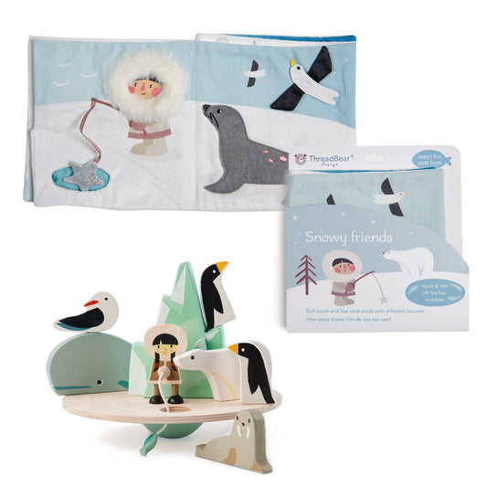 Balancing Polar Toy & Snowy Activity Book Bundle - Toby Tiger UK Retail