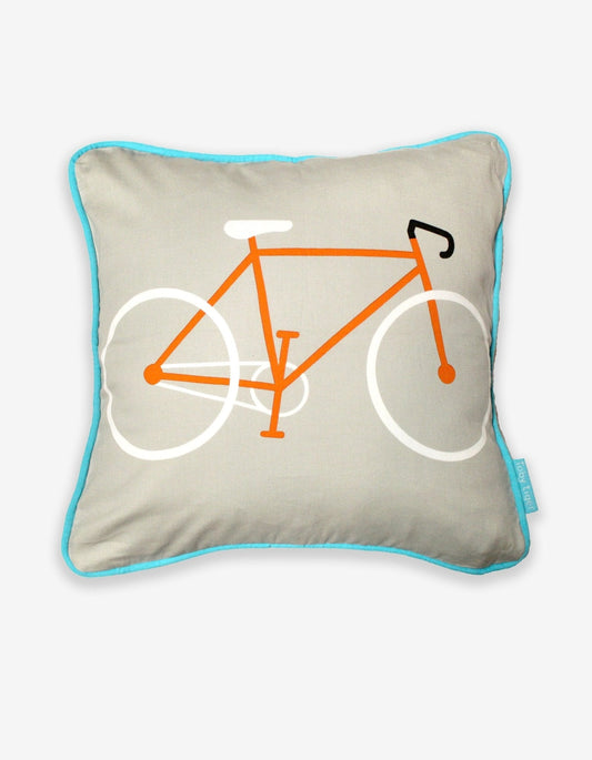 Grey Bike Cushion Cover - Toby Tiger UK Retail