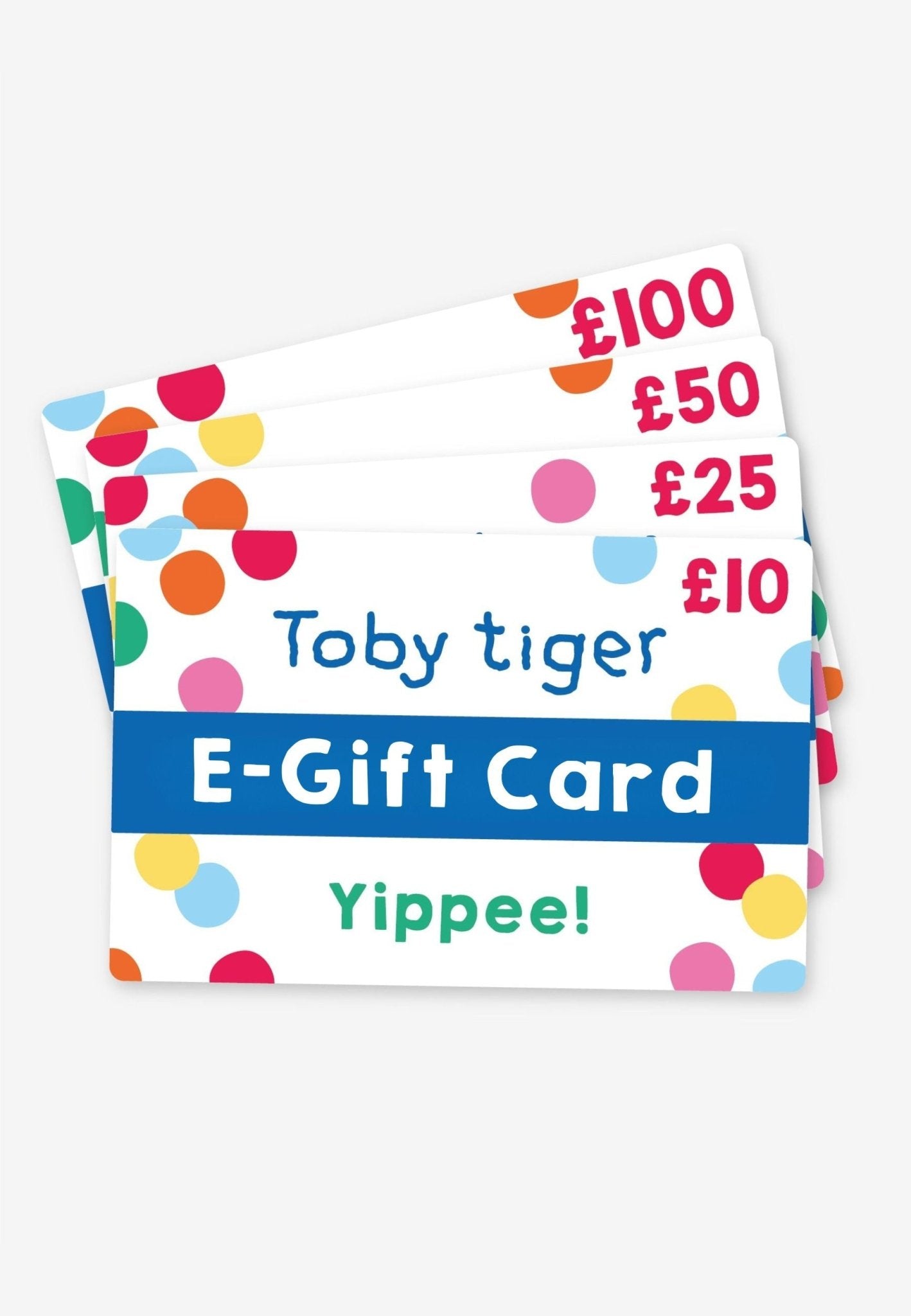 E - Gift Card - Toby Tiger