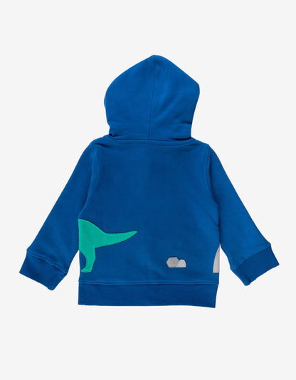 Organic Dinosaur Applique Hoodie - Toby Tiger UK Retail