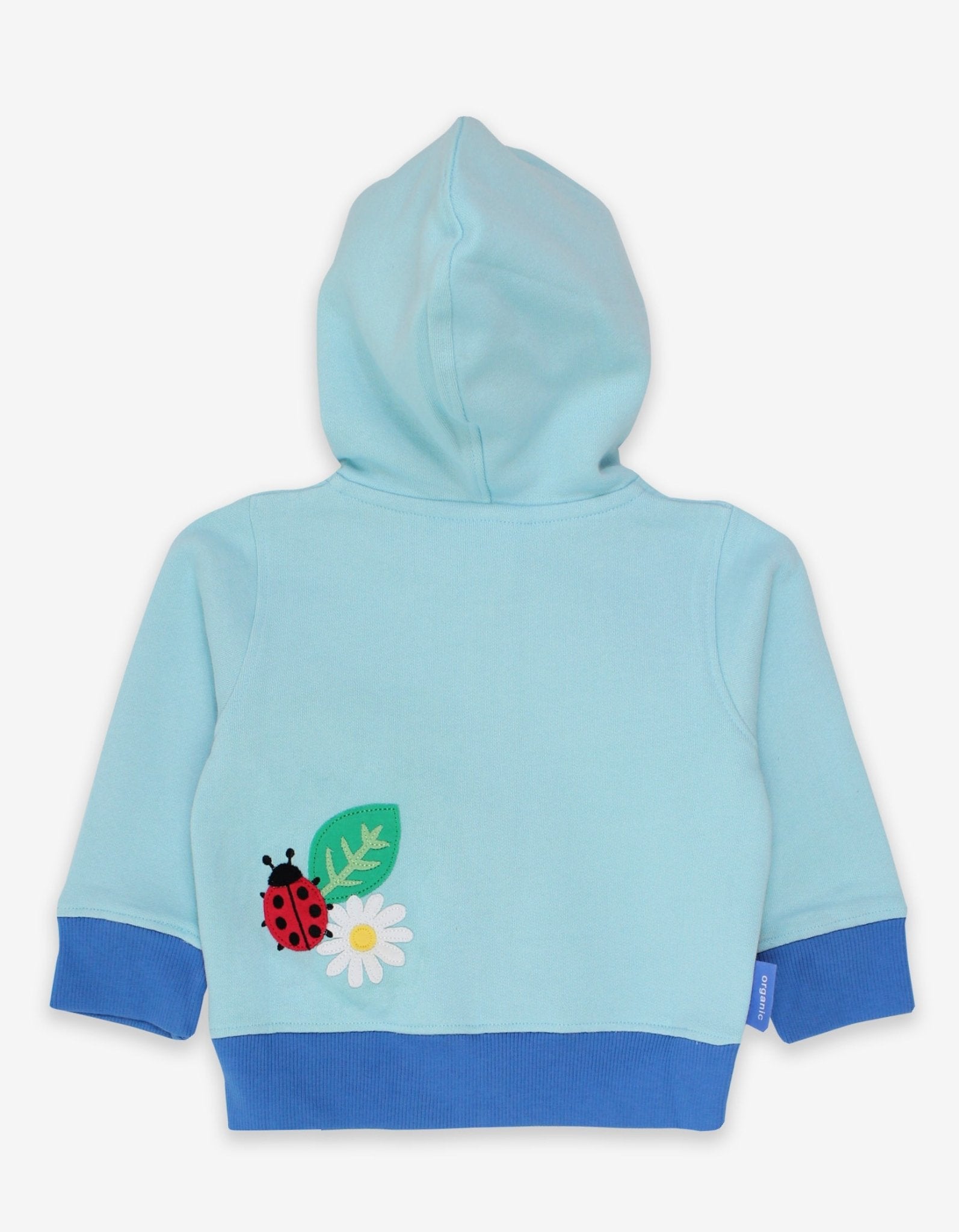 Organic English Garden Applique Hoodie - Toby Tiger UK Retail