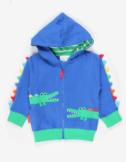 Organic Crocodile Applique Hoodie - Toby Tiger UK Retail