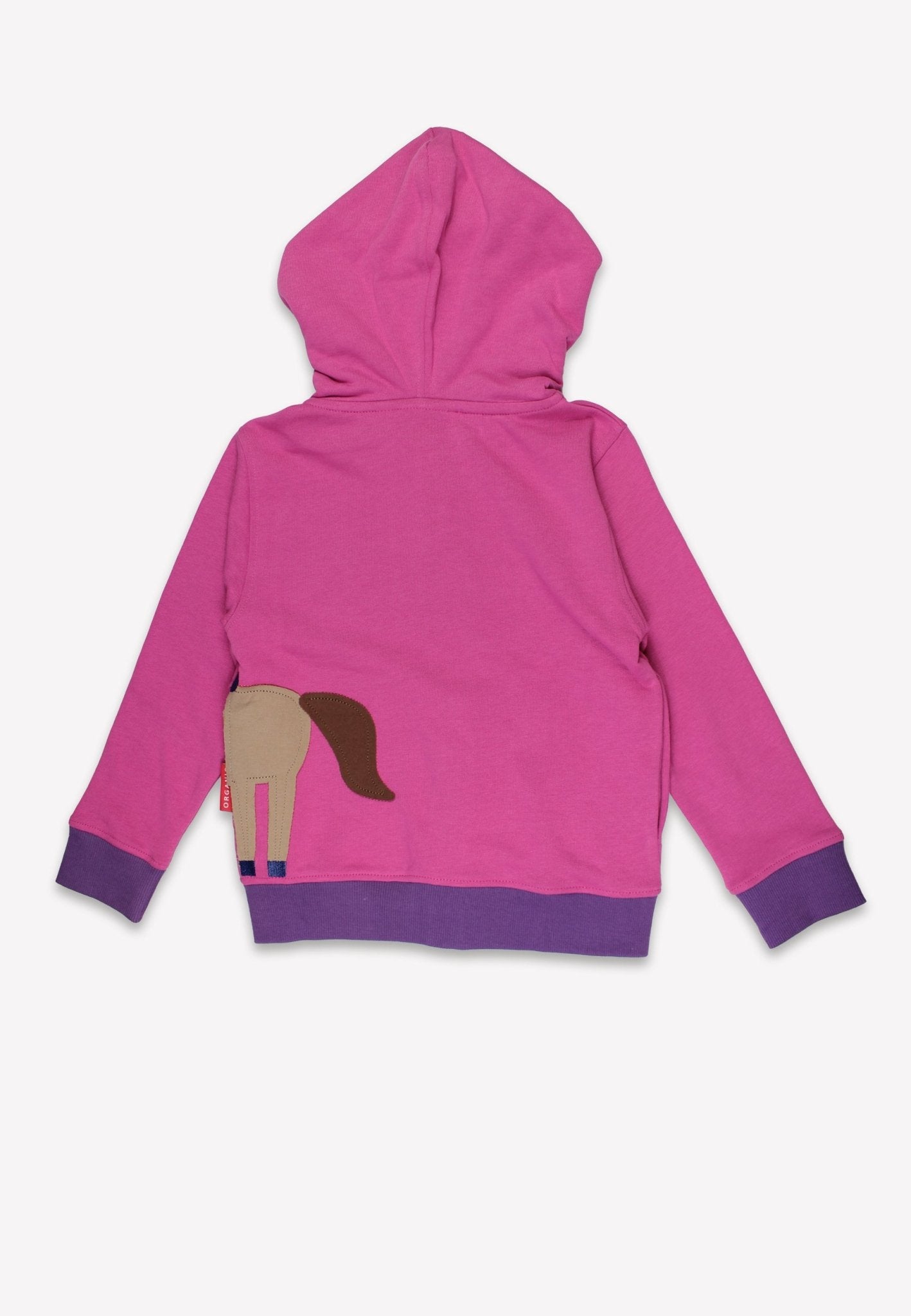 Organic Hillside Pony Applique Hoodie - Toby Tiger