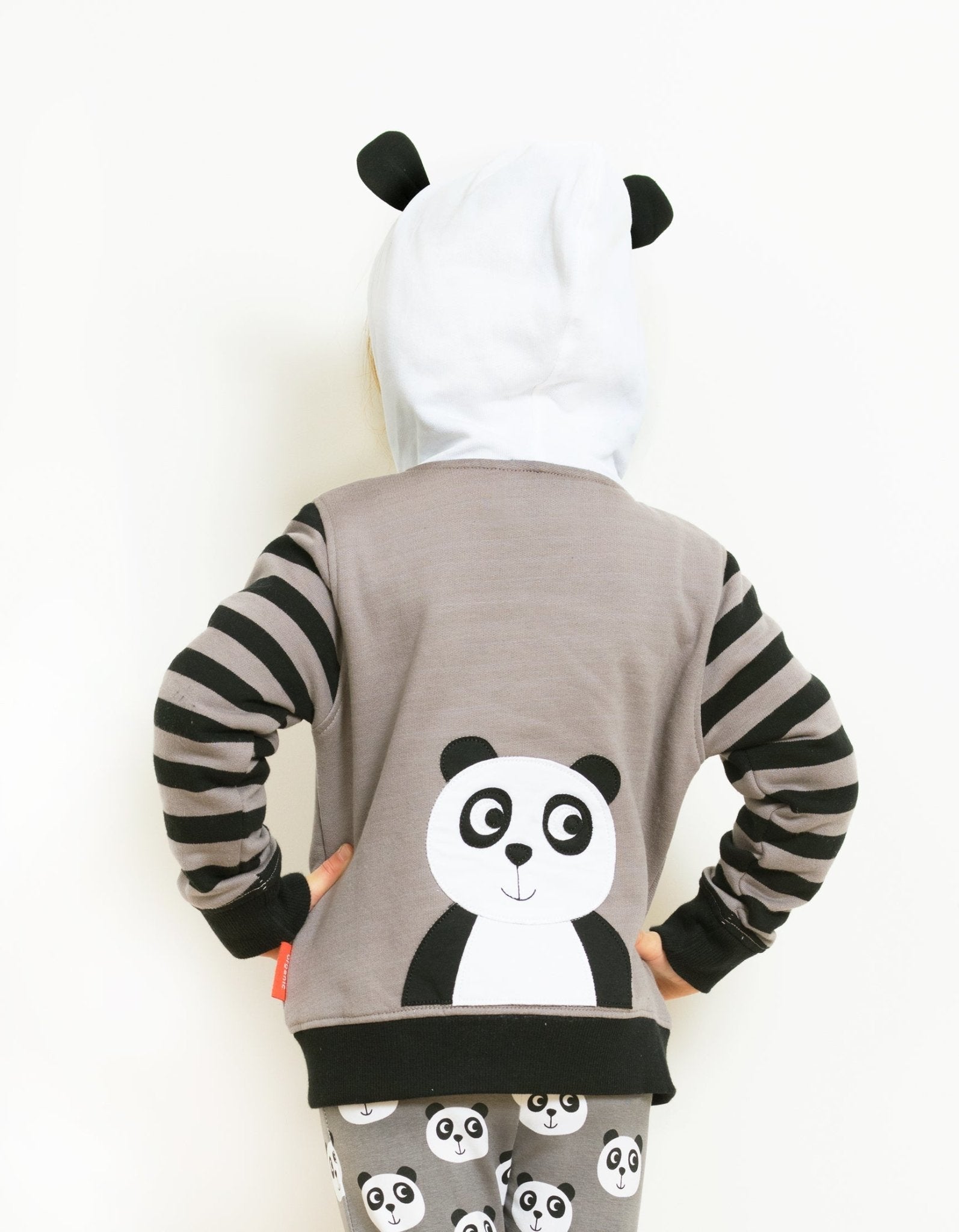 Organic Panda Hoodie Toby Tiger