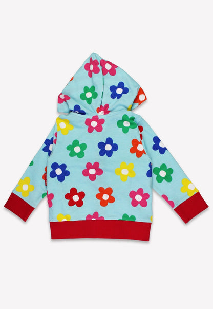 Organic Rainbow Bloom Print Hoodie - Toby Tiger