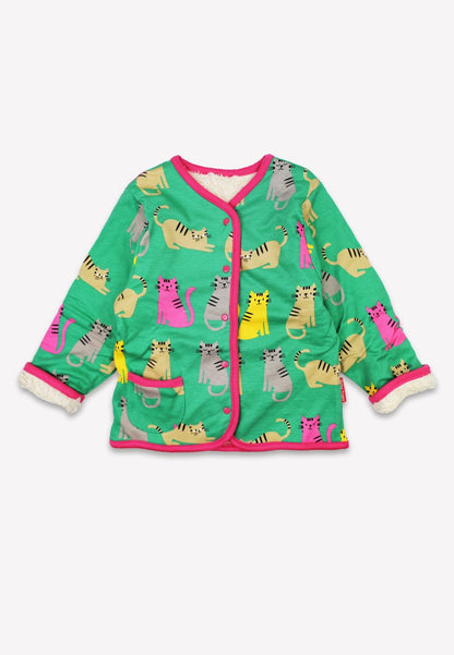 Organic Kitten Print Reversible Jacket - Toby Tiger