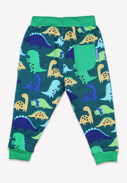 Organic Tonal Dinosaur Print Joggers - Toby Tiger