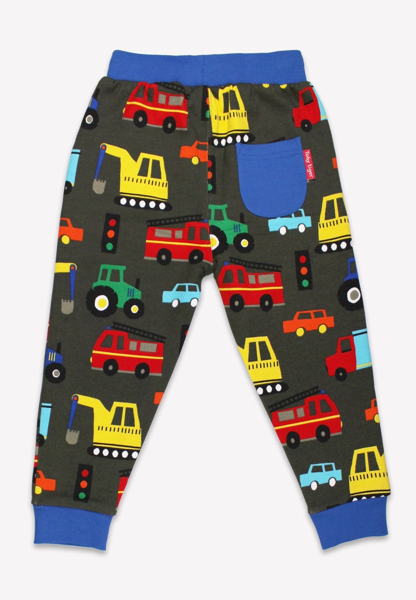 Organic Transport Print Joggers - Toby Tiger