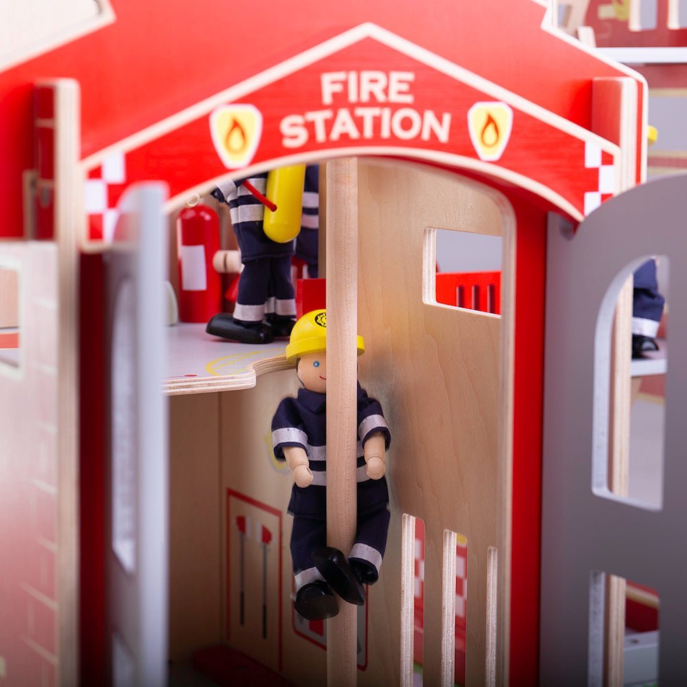 City Fire Station Toy Playset - Toby Tiger UK Retail