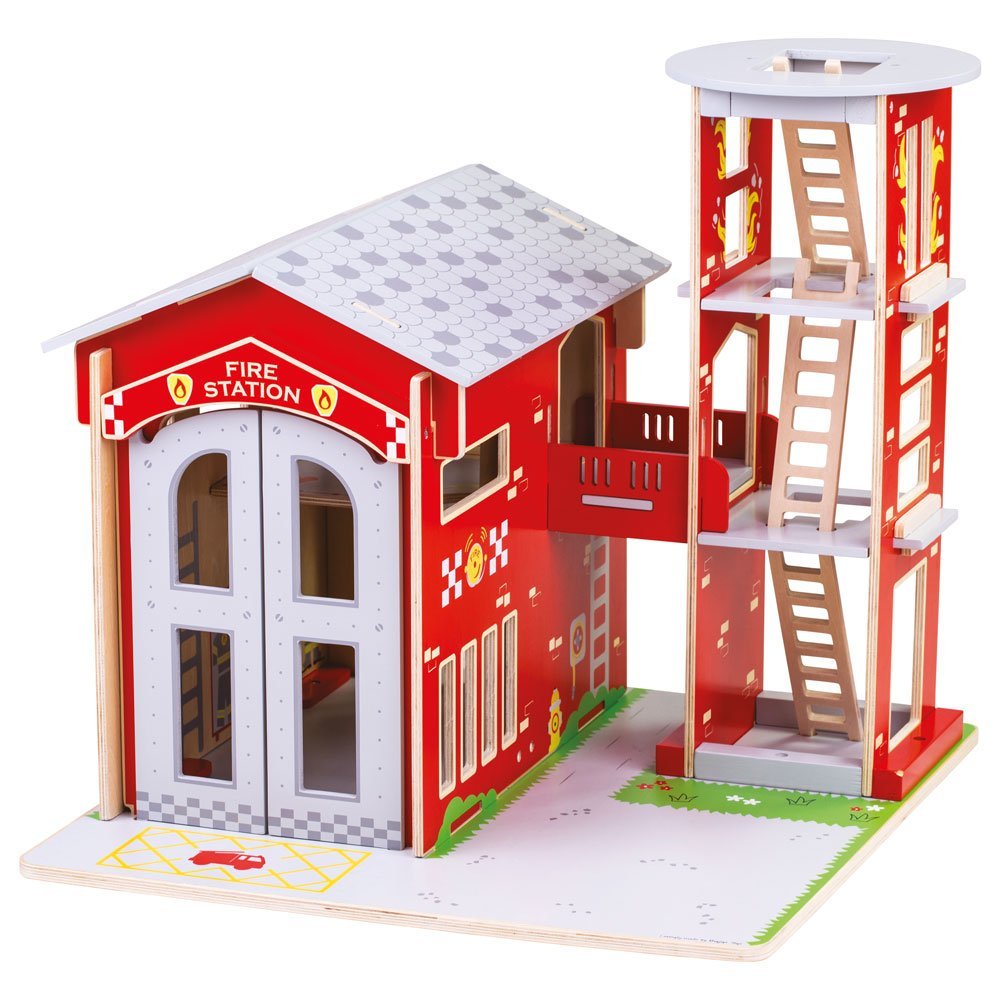 City Fire Station Toy Playset - Toby Tiger UK Retail