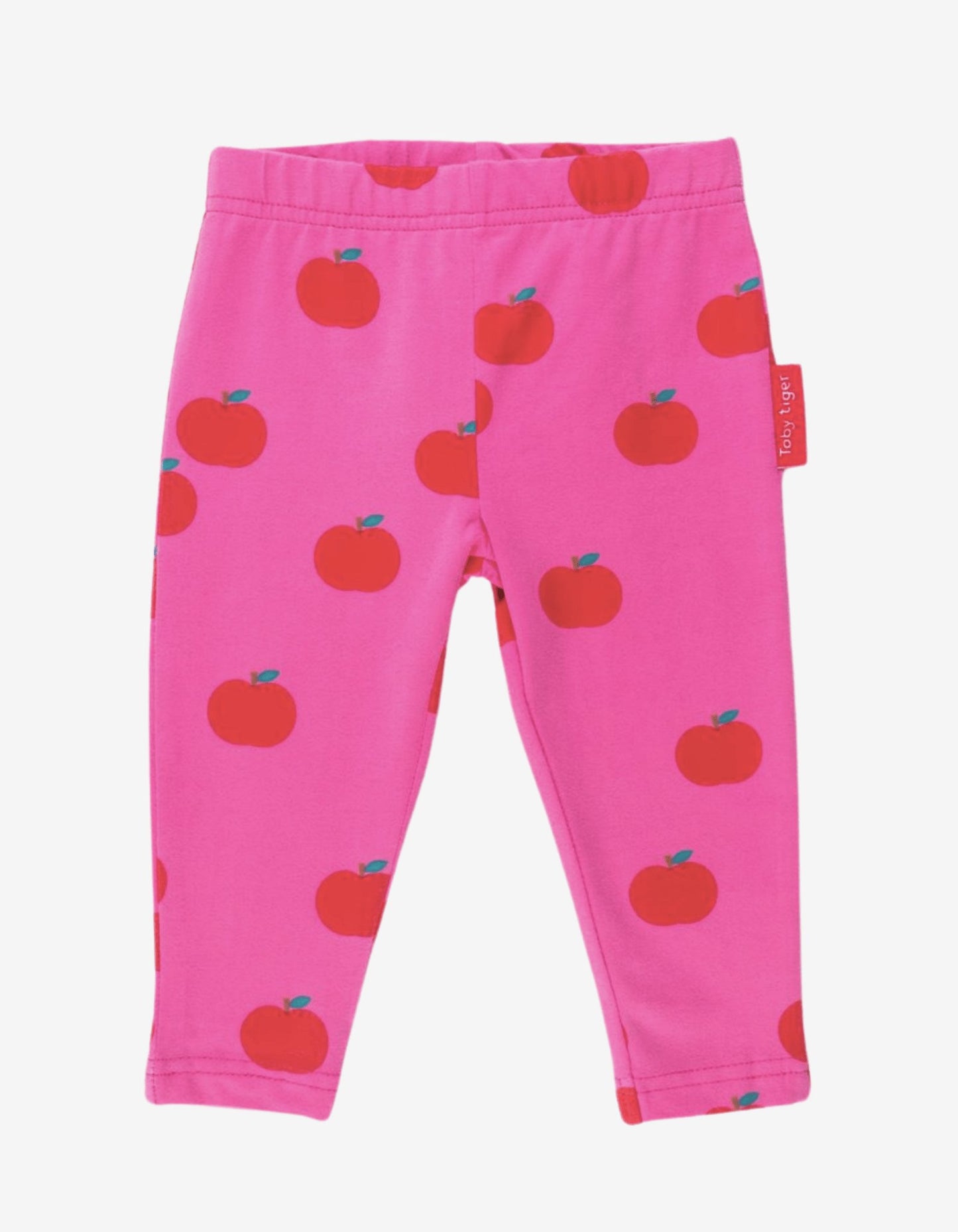 Organic Apple Print Leggings - Toby Tiger UK Retail