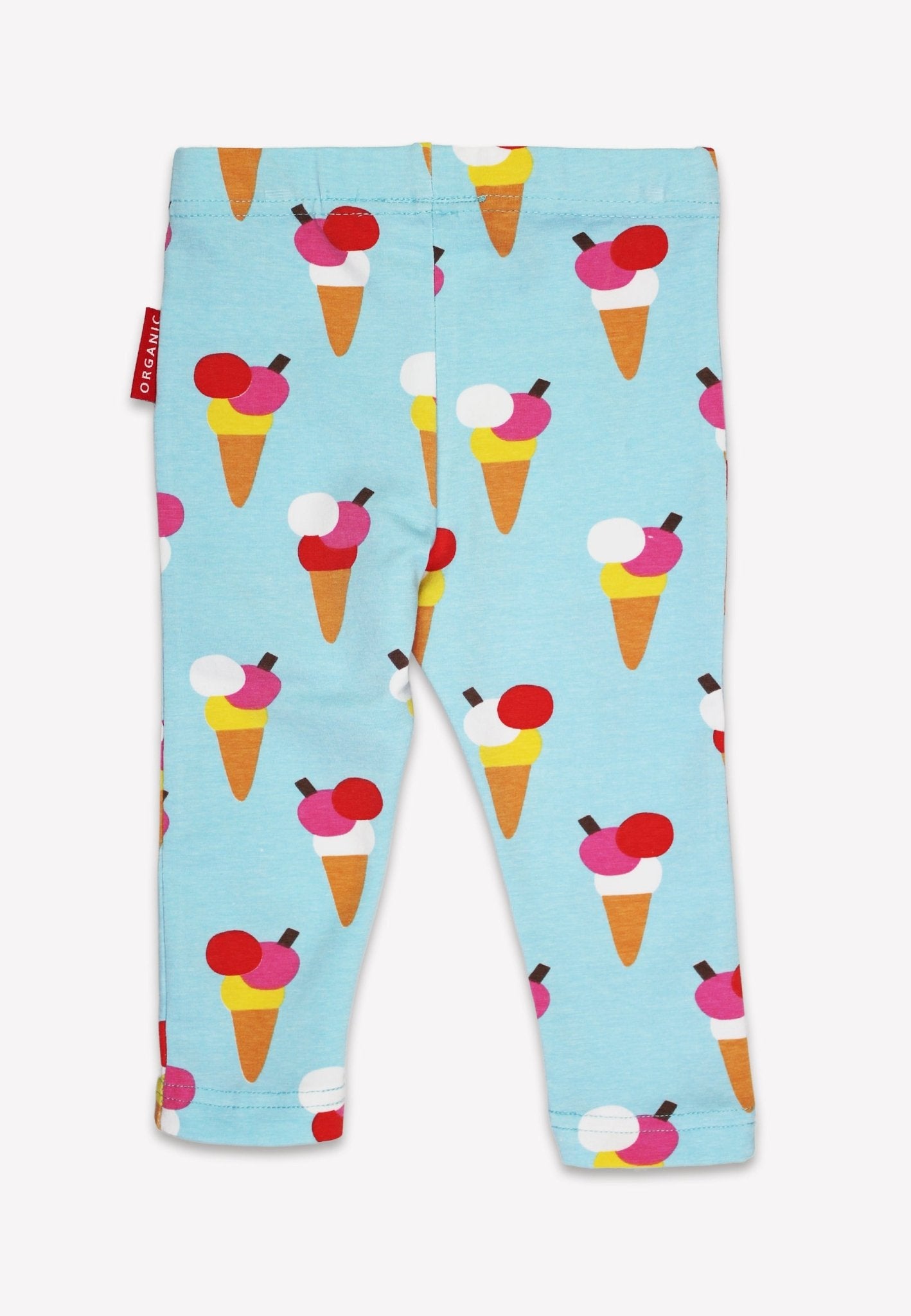 Organic Ice Cream Cones Print Leggings - Toby Tiger