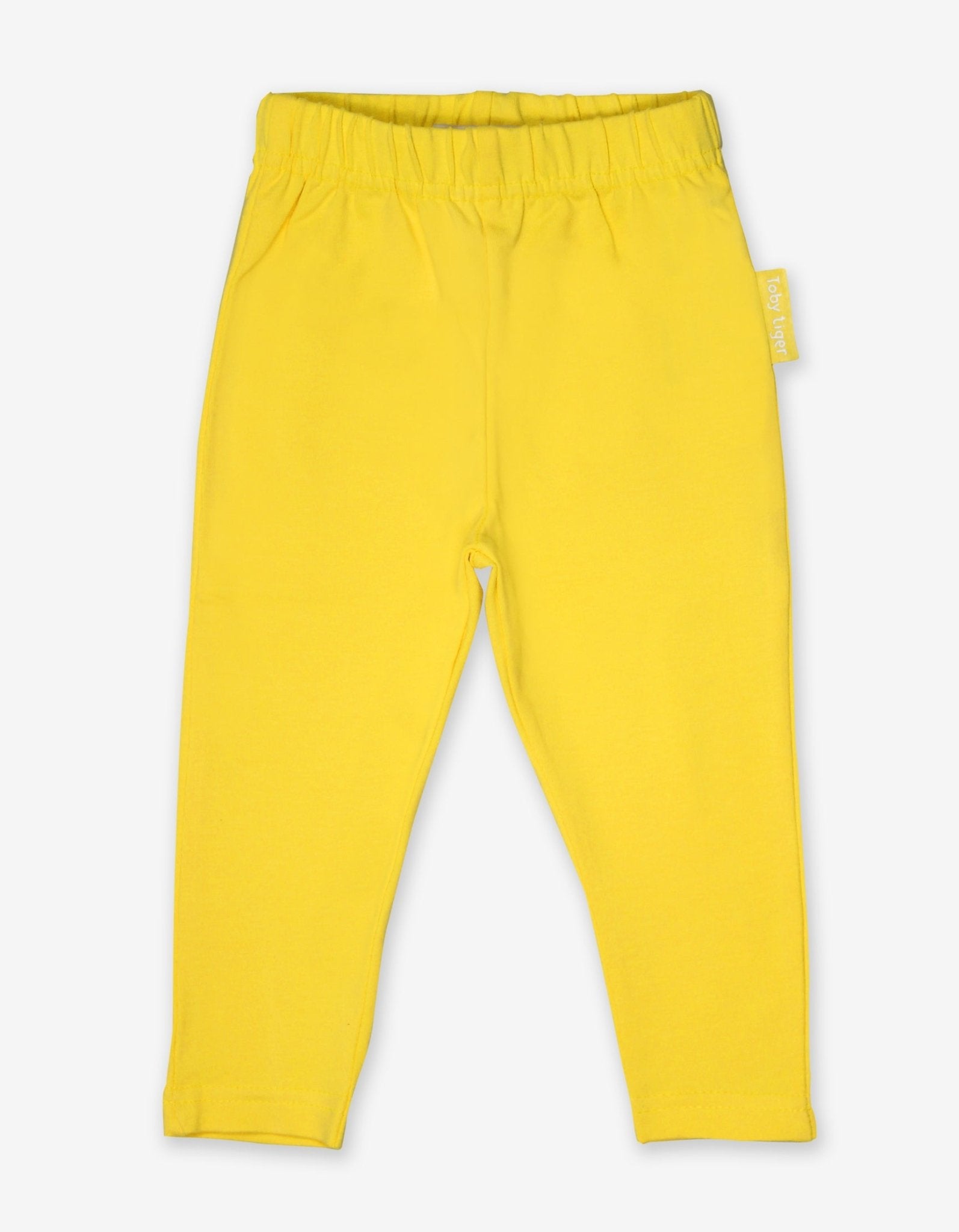 Organic Yellow Basic Leggings - Toby Tiger UK Retail