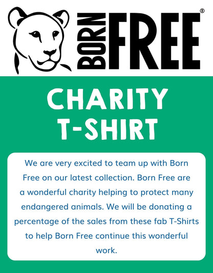 Organic Born Free Tiger Applique T-Shirt - Toby Tiger UK Retail