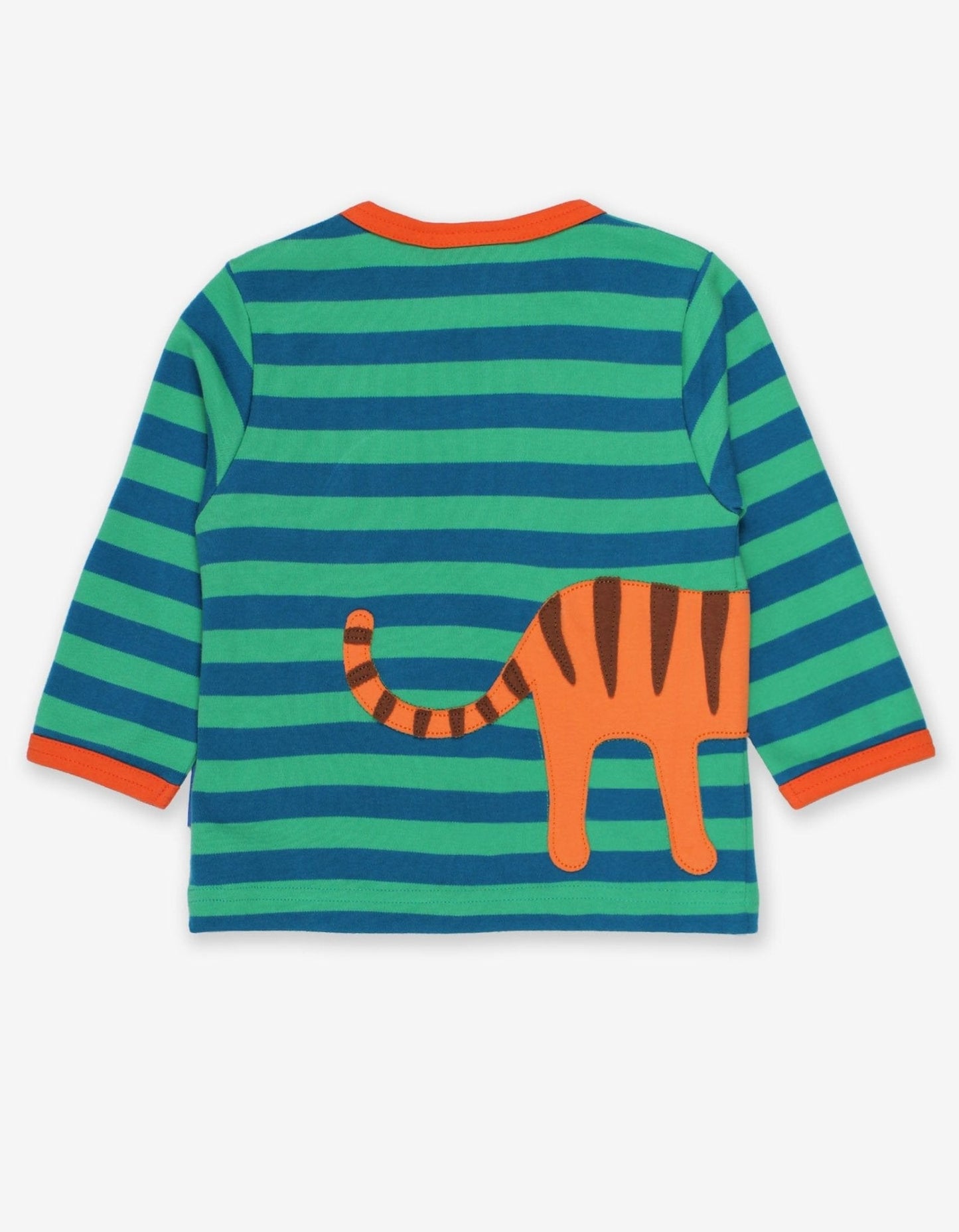 Organic Born Free Tiger Applique T-Shirt - Toby Tiger UK Retail