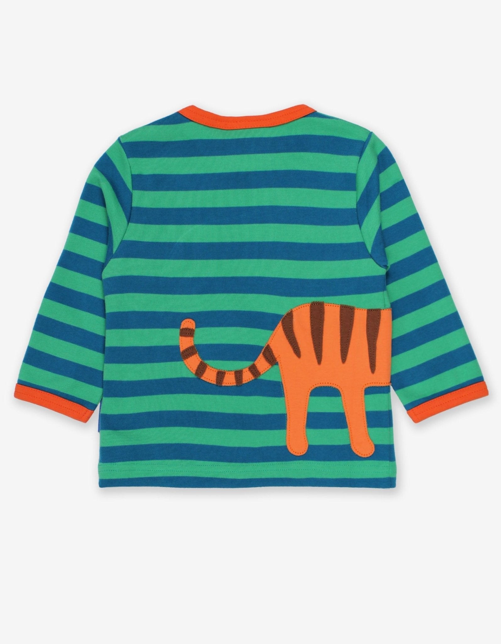 Organic Born Free Tiger Applique T-Shirt - Toby Tiger UK Retail