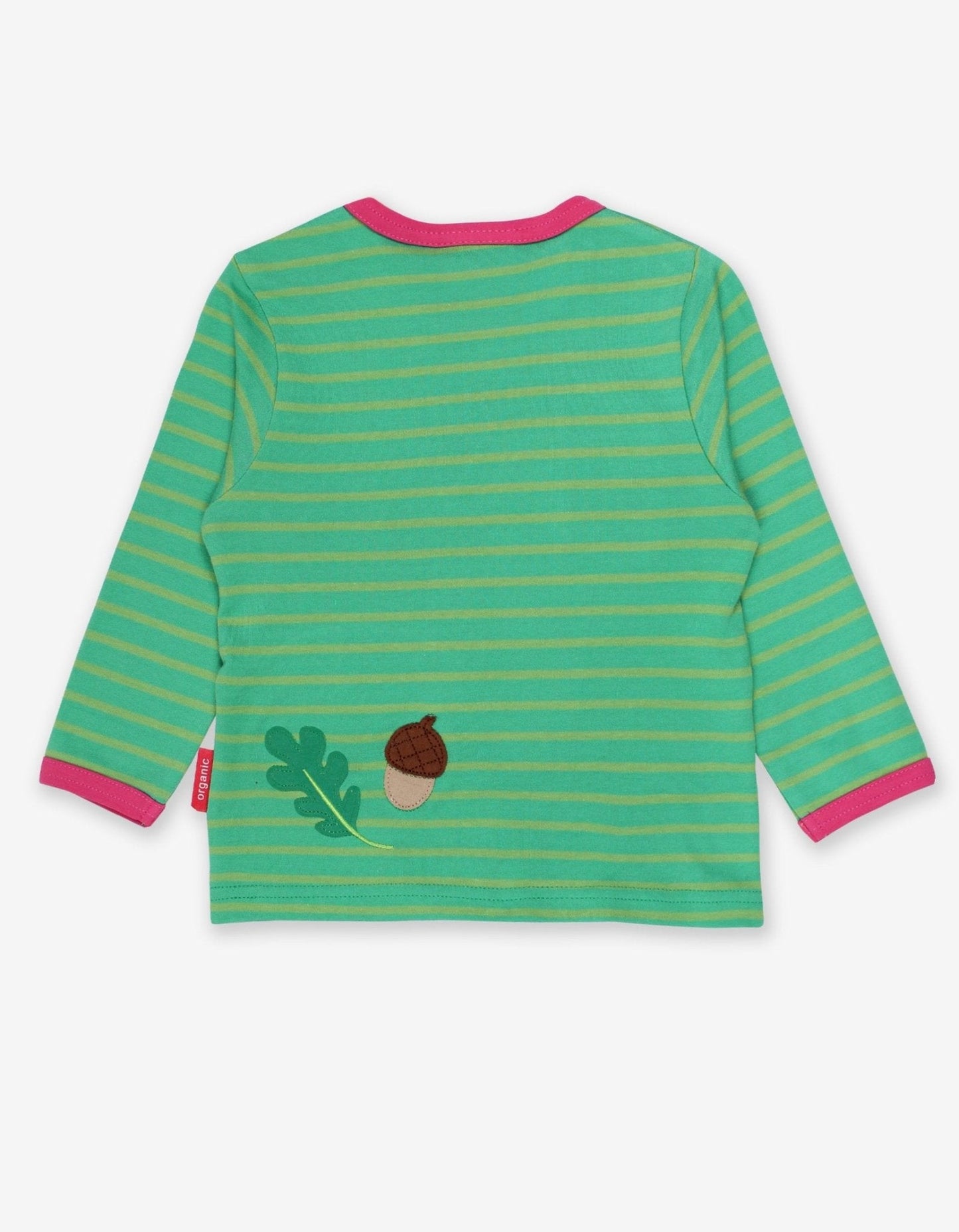 Organic Squirrel Applique T-Shirt - Toby Tiger UK Retail