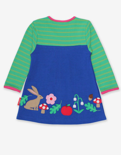 Organic Forest Adventure Applique T-Shirt Dress - Toby Tiger UK Retail