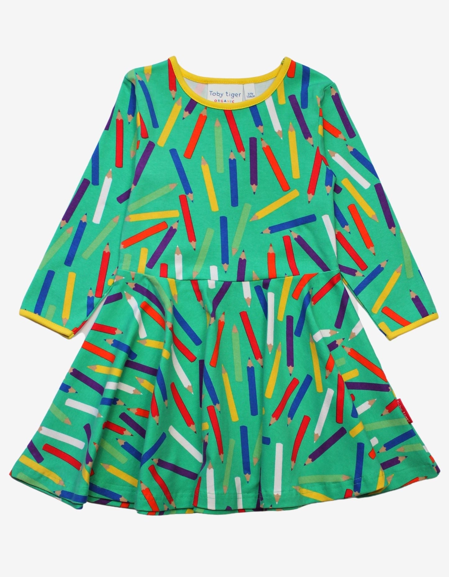 Organic Art Print Skater Dress - Toby Tiger UK Retail