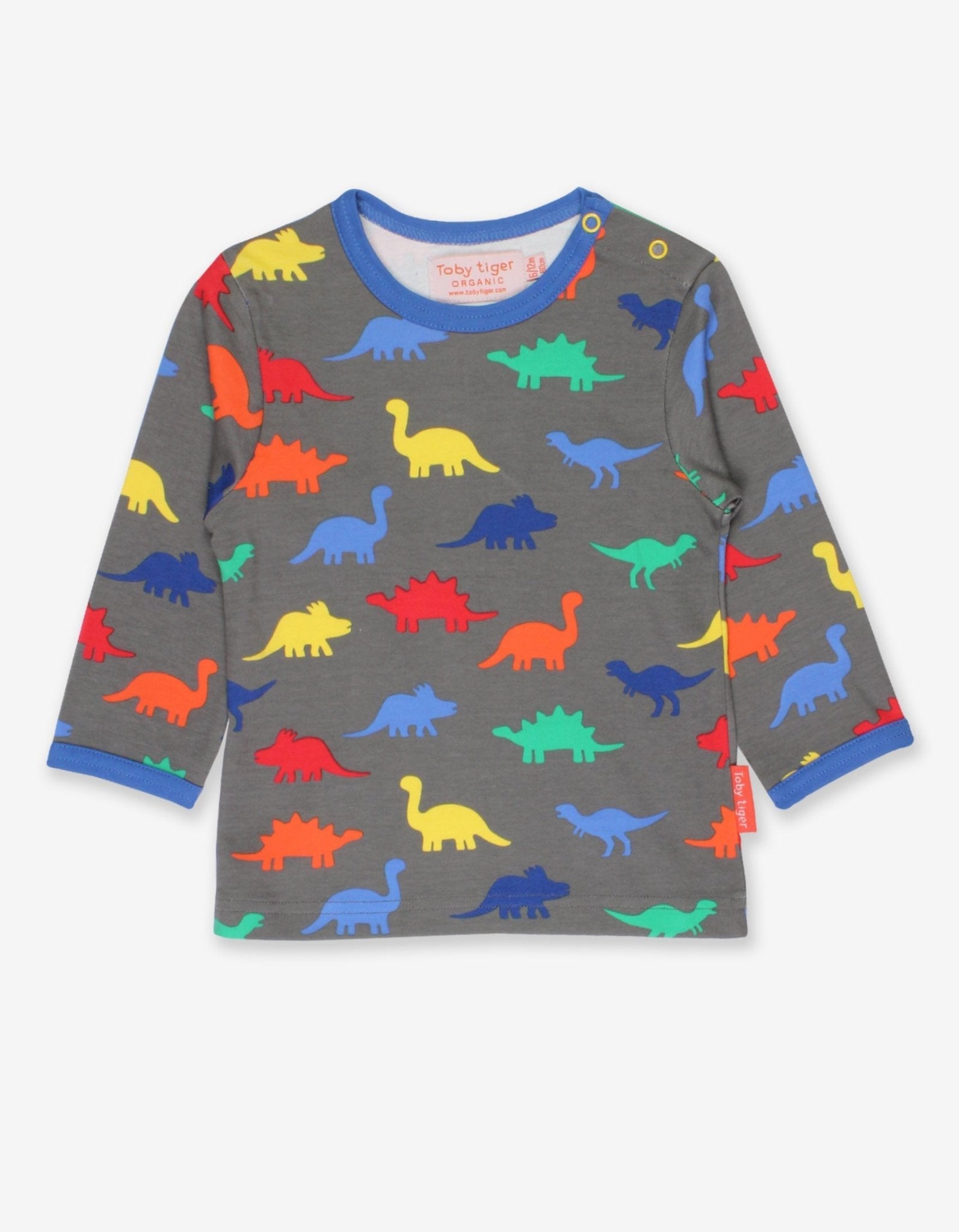 Organic Dinosaur Print T-Shirt - Toby Tiger UK Retail