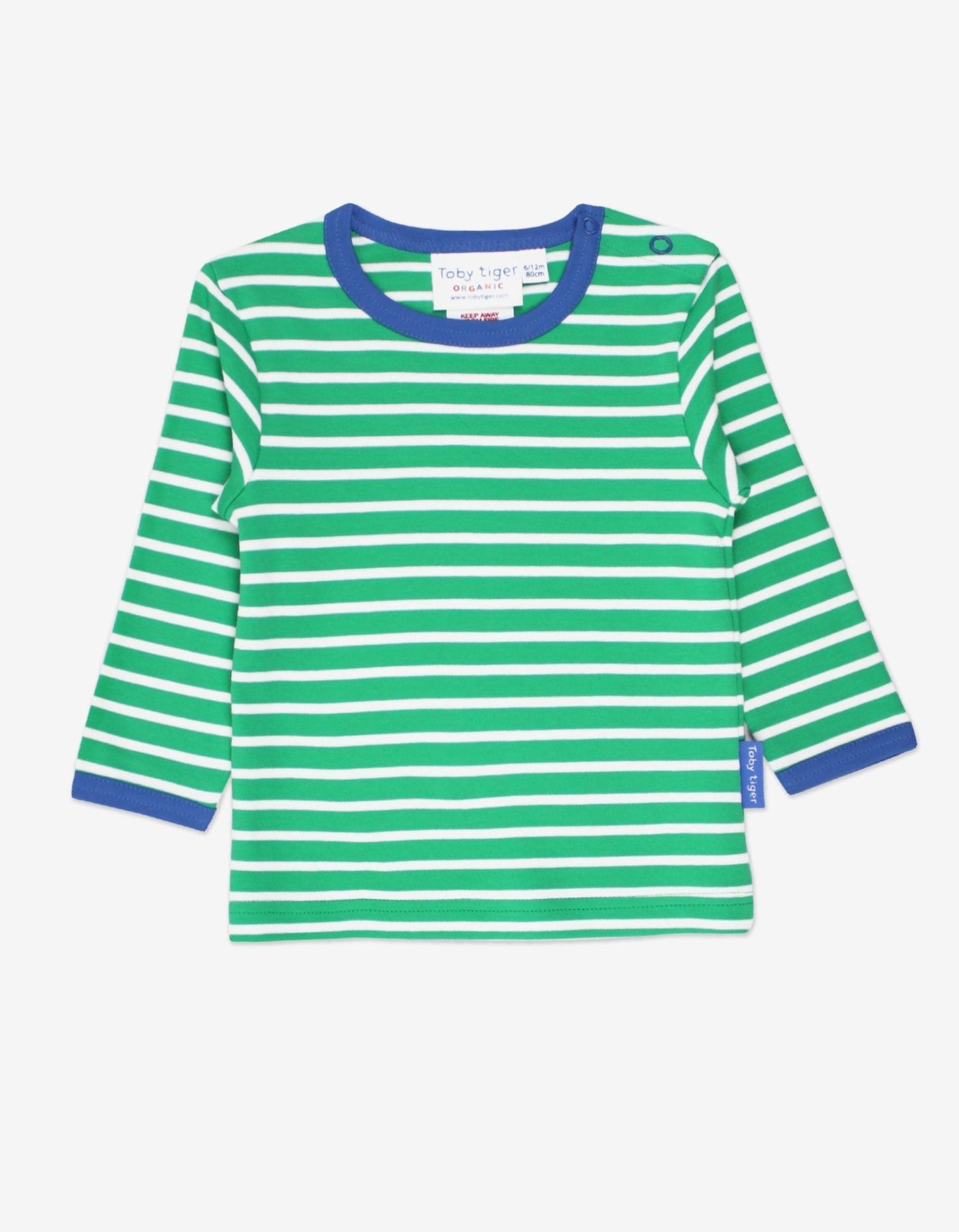 Organic Green Breton T-Shirt - Toby Tiger UK Retail