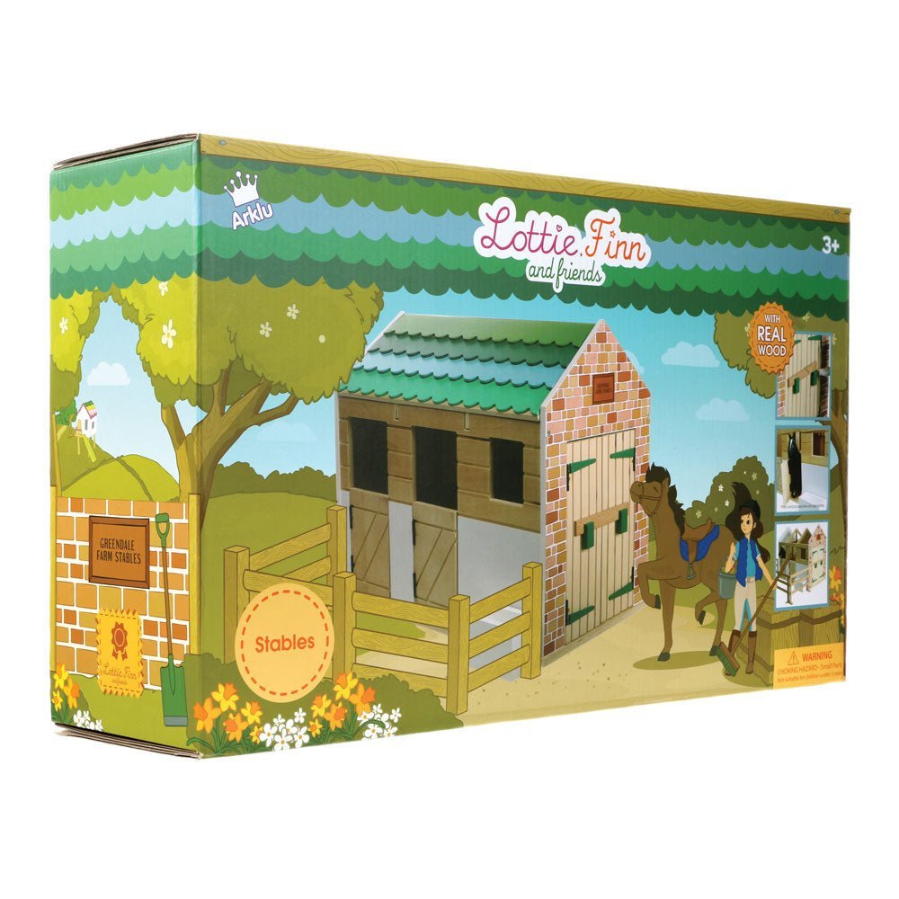 Lottie Doll Wooden Stables Playset - Toby Tiger UK Retail