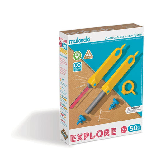 Makedo - Explore Cardboard Construction Tool Set - Toby Tiger UK Retail