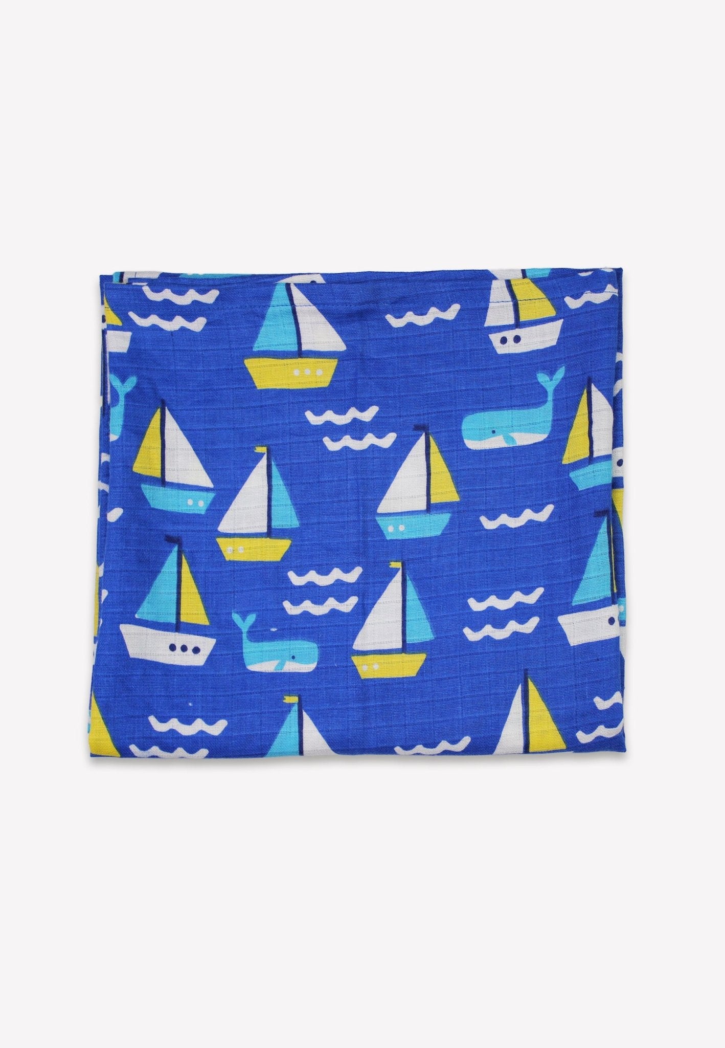 Organic St Ives Print 2 Pack Muslins - Toby Tiger