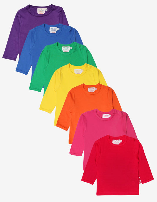 Organic Basic Long - Sleeved T-Shirt Bundle (2 - 3y / 98cm) - Toby Tiger UK Retail