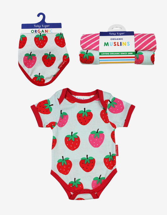 Organic Strawberry Baby Bundle - Toby Tiger UK Retail