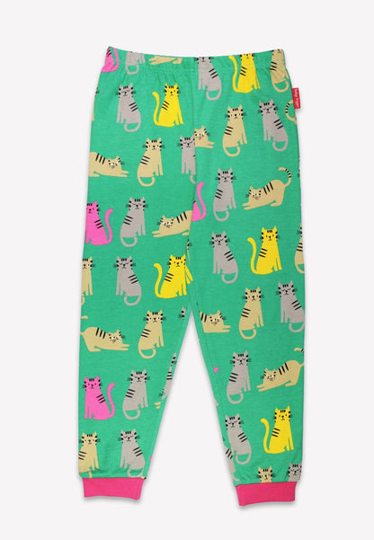 Organic Kitten Print Pyjamas - Toby Tiger